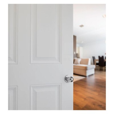 Kwikset Polo Passage Knob, Polished Chrome